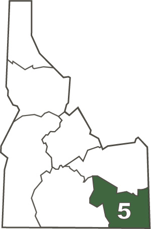 Southeast Region 5 Map