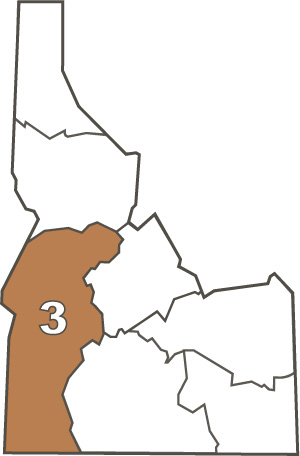 Southwest Region 3 Map
