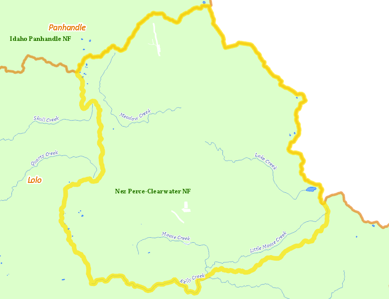 Map of Hunt Area