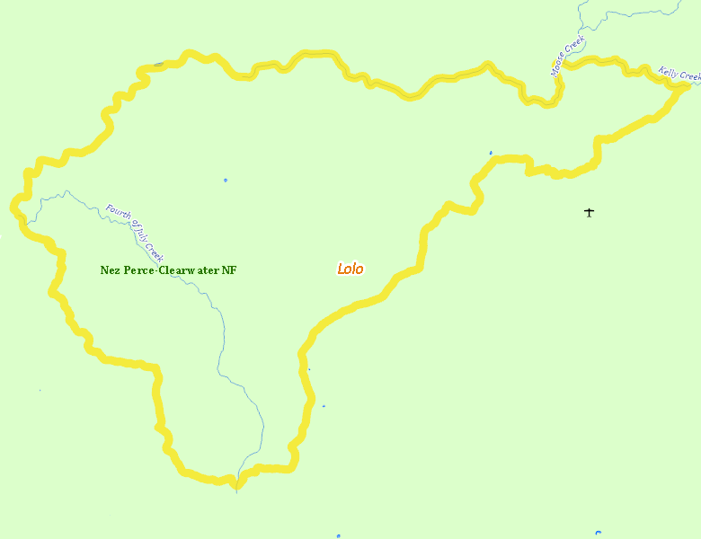 Map of Hunt Area