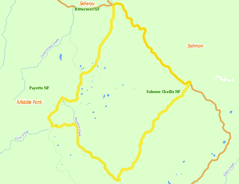 Map of Hunt Area