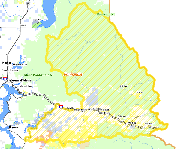 Map of Hunt Area