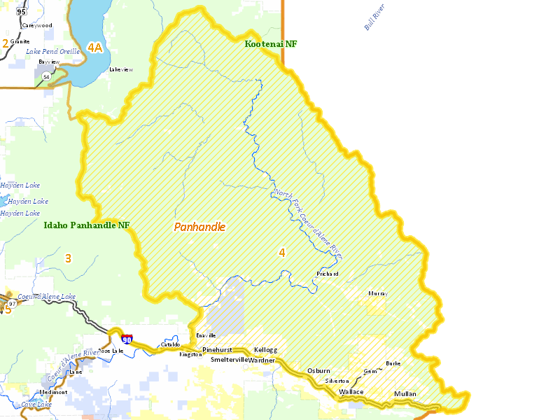 Map of Hunt Area