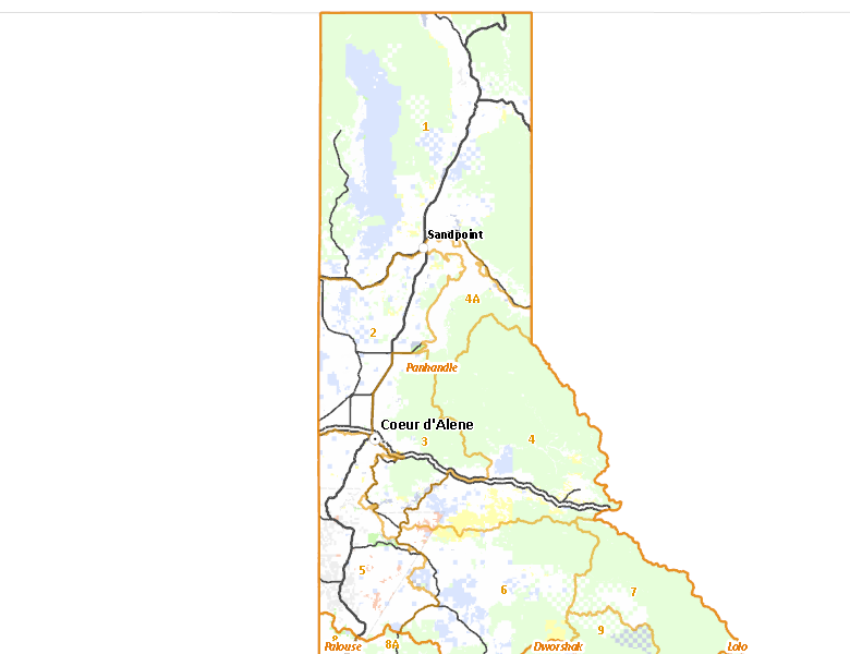 Map of Hunt Area
