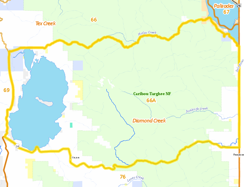 Map of Hunt Area