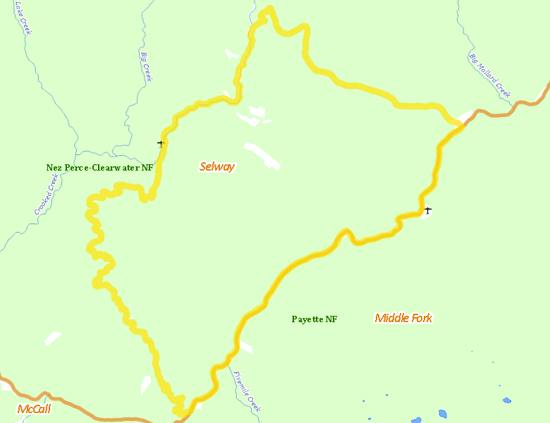 Map of Hunt Area